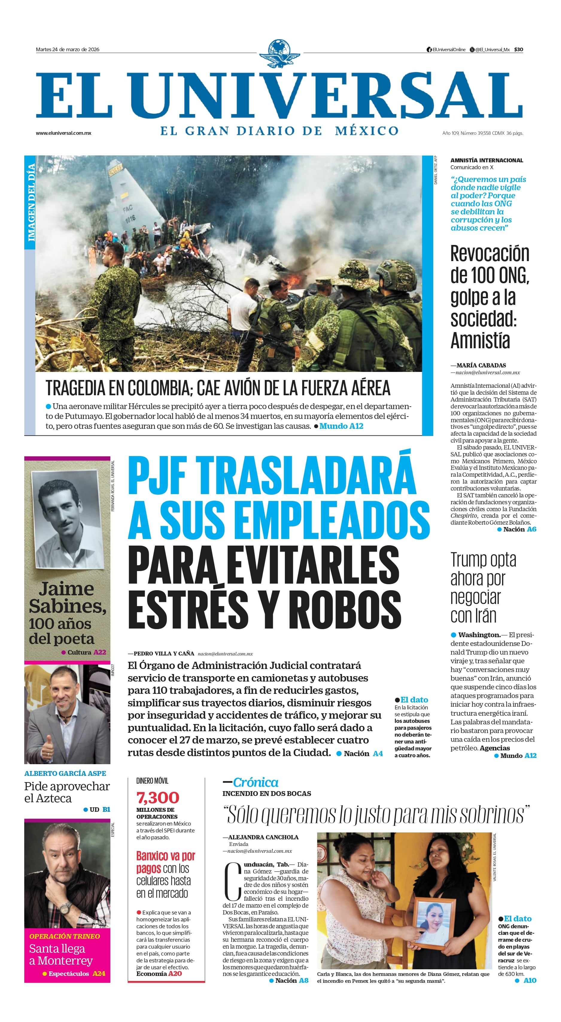 Portada impresa