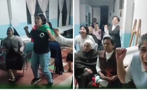 Monjas franciscanas celebran gol de México; el tierno video viral que estalla en las redes sociales durante el Mundial 2026