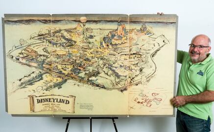 Mapa muestra el origen de Disneylandia