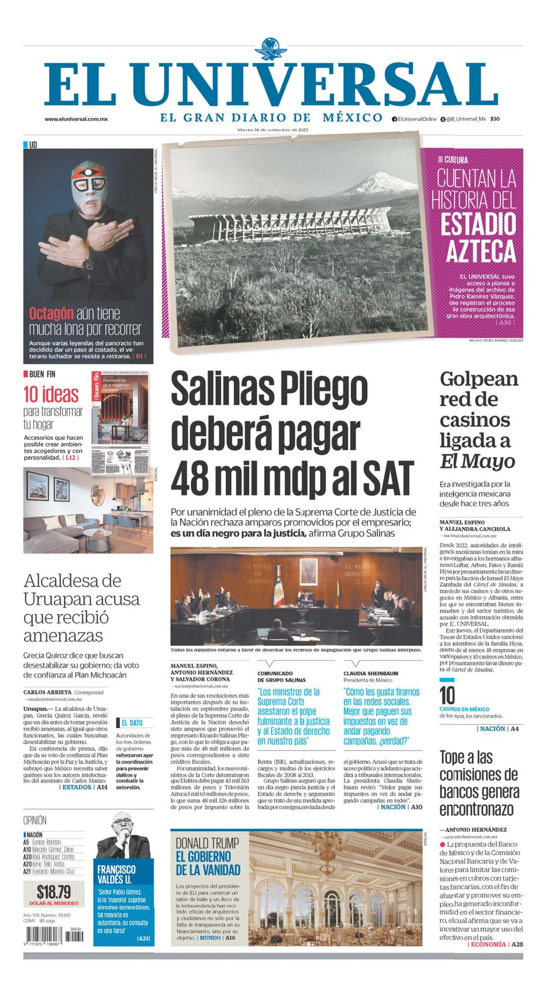 Portada impresa