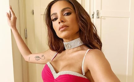 Anitta se roba las miradas en la alfombra negra de los MTV VMAs