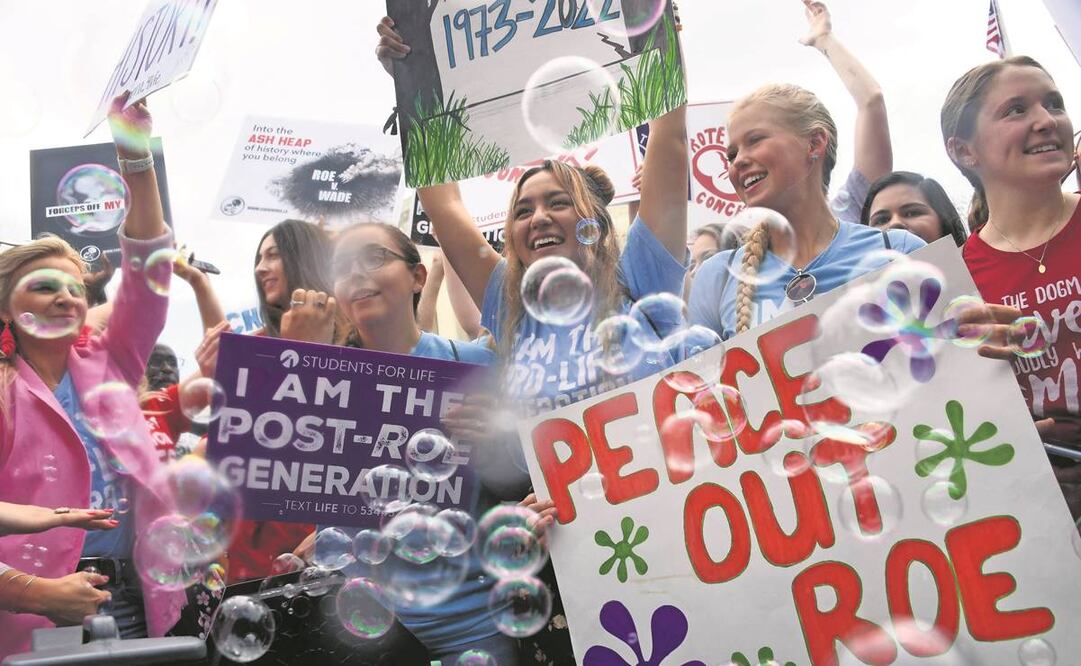 Estadouni-denses contra el aborto celebraron en Washington. Foto: Olivier Douliery/AFP