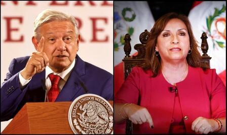 AMLO llama a Dina Boluarte “presidenta espuria de Perú”; acusa que gobierna con "bayonetas y represión"