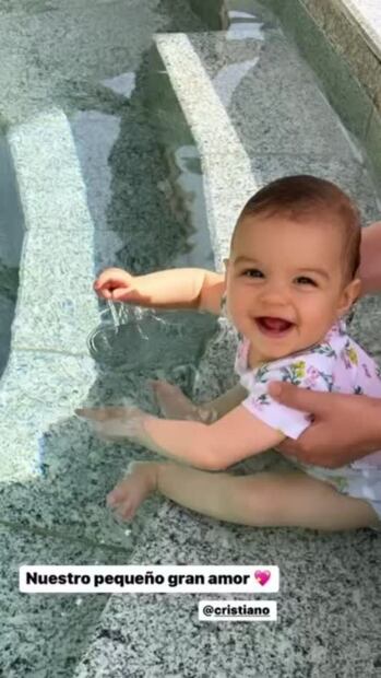 Cristiano Ronaldo: así de hermosa se encuentra hoy la hija de Georgina Rodríguez y CR7