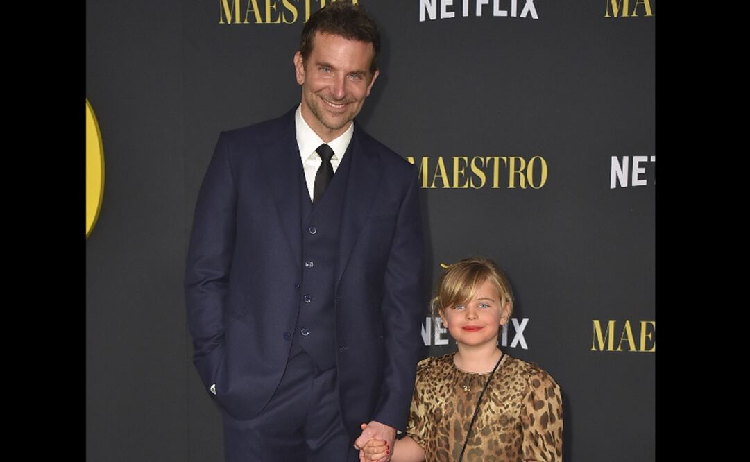 Bradley Cooper y su hija Lea De Seine Shayk. Foto: AP.