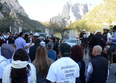 Activistas se confrontan con ejidatarios por área natural protegida en Nuevo León