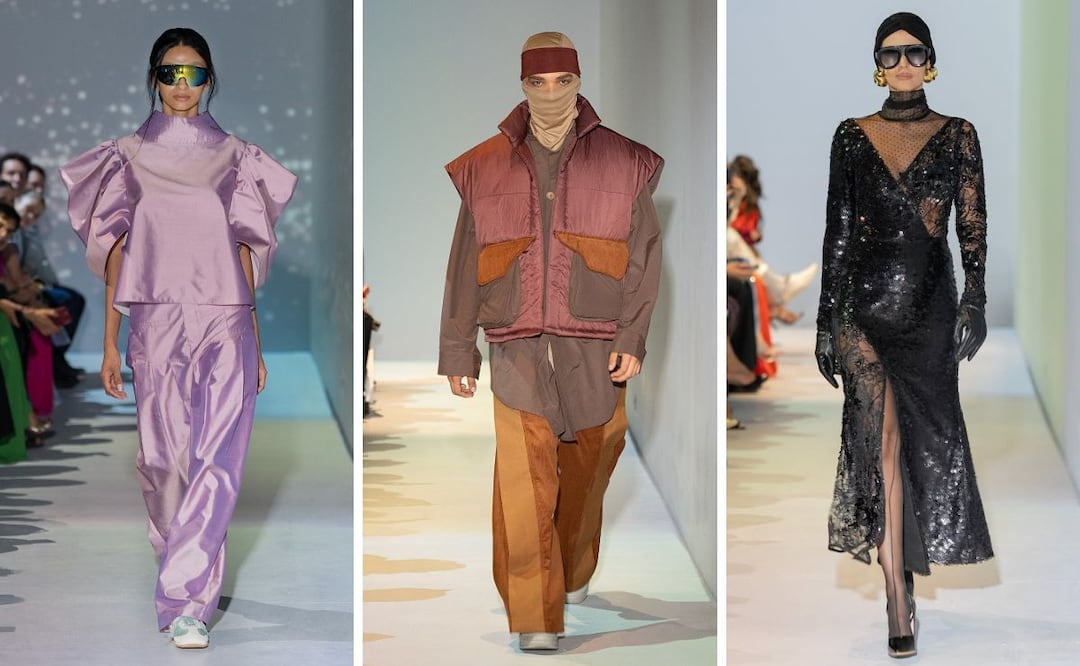 Diseños de Cancino, Diego Zúñiga y Alfredo Martínez. Foto: Cortesía