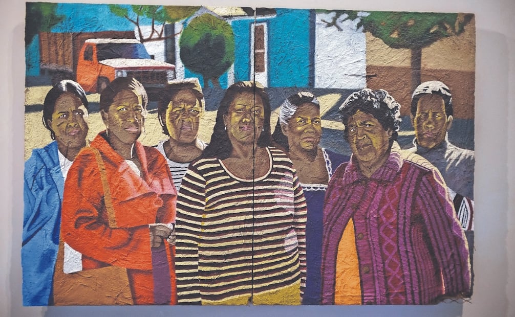 Juntas en Ricardo Flores Magón, Durango, pieza con la que honra a su familia. Foto: Osmar Alvarado/ EL UNIVERSAL