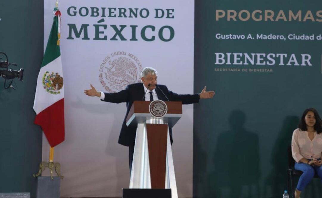 El presidente Andrés Manuel López Obrador estuvo en la alcaldía de Gustavo A. Madero. Foto: Diego Simón/EL UNIVERSAL