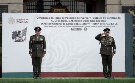 Rinde protesta Rubén Darío Díaz Esparza; el nuevo director de Educación Militar y Rector de la Universidad del Ejército y Fuerza Aérea