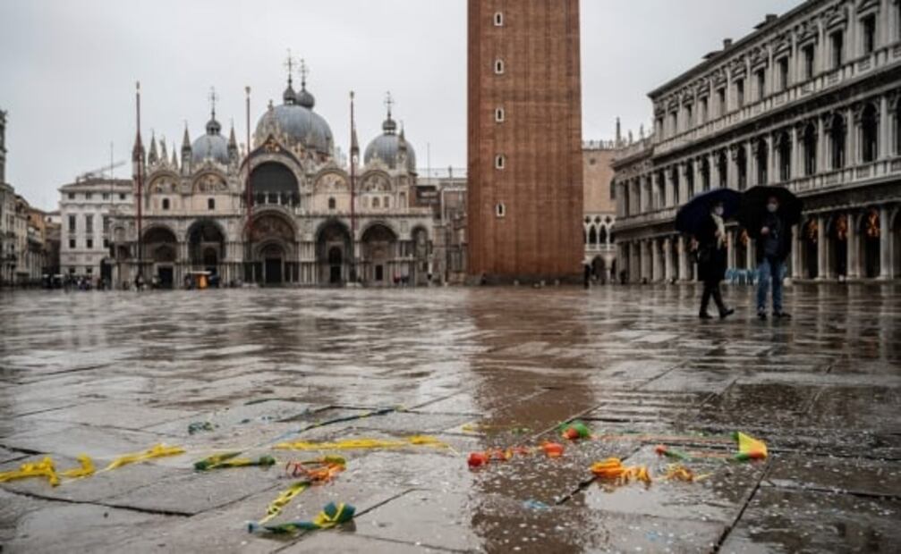 Así se vive el Carnaval de Venecia 2021, sin turistas y con cubrebocas por el Covid-19
