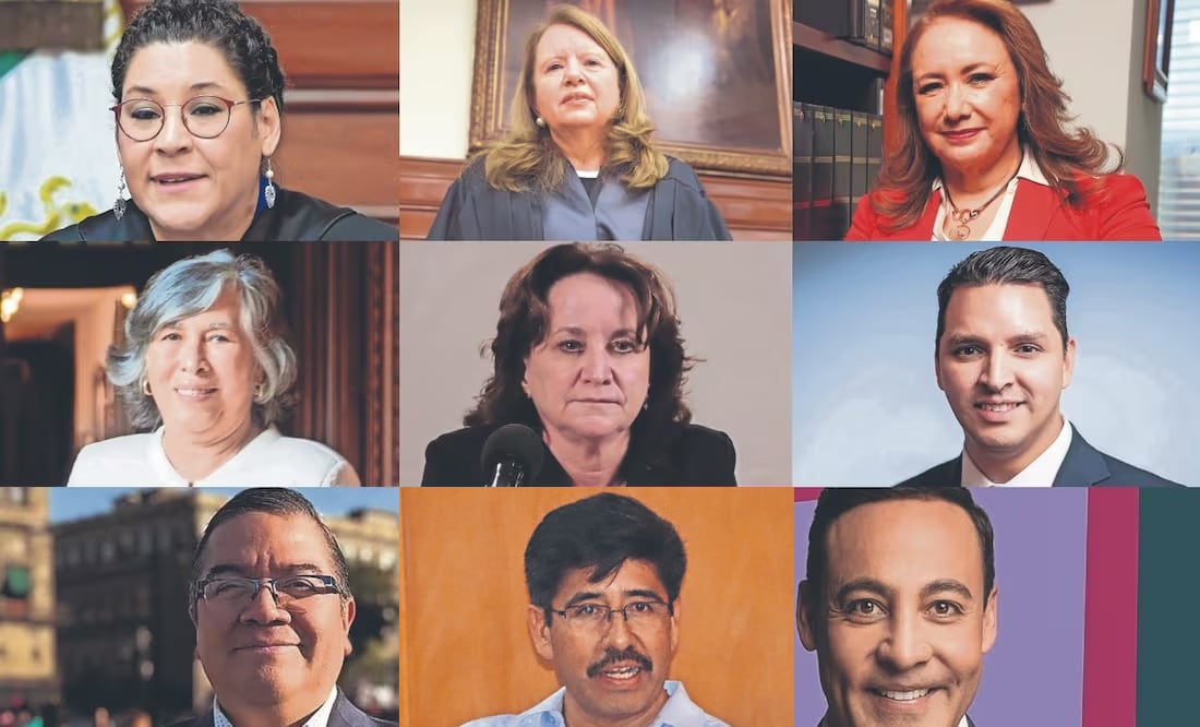 Nuevos ministros de la SCJN. Foto: EL UNIVERSAL