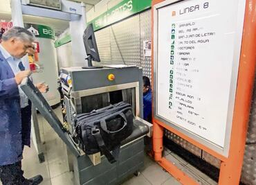 En desuso, 14 de 23 detectores de metal y rayos X en el Metro
