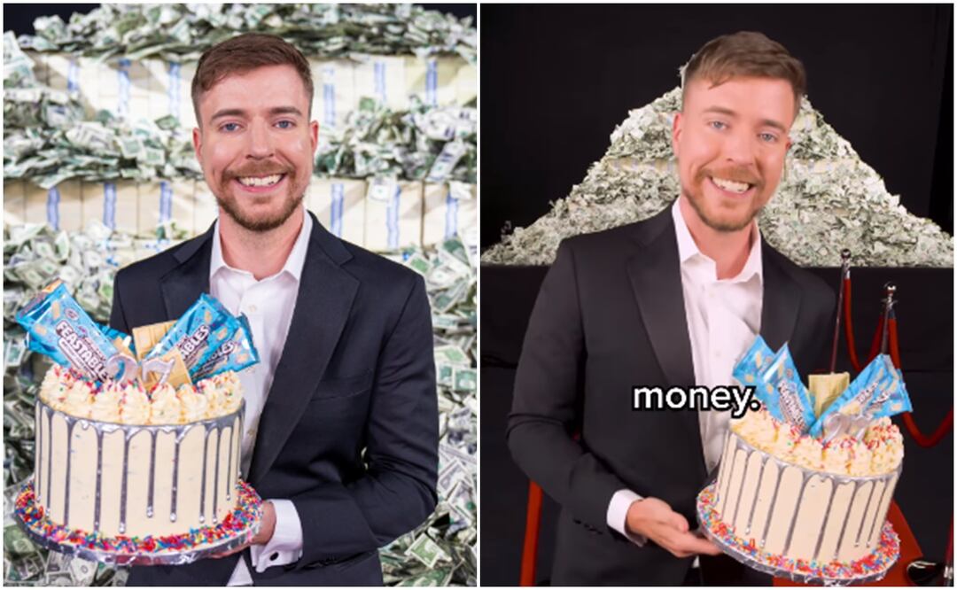 El creador de contenido es conocido por sus excéntricos retos. Fotos: Redes Sociales