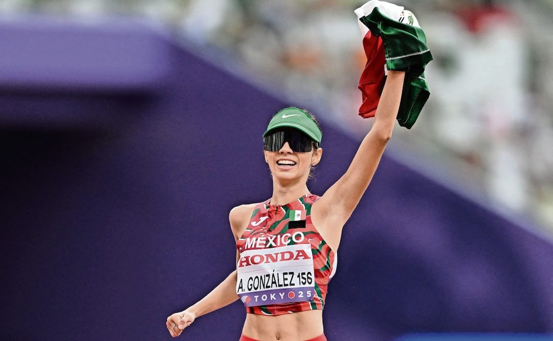 La marchista Alegna González será de las cartas más fuertes. Foto: Jewel Samad / AFP