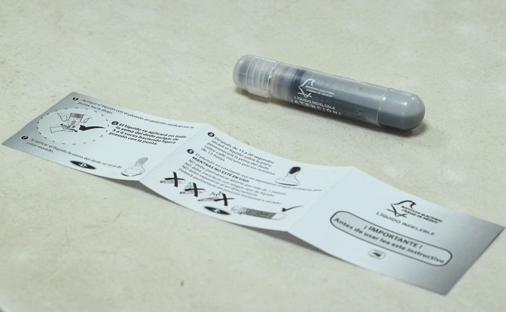 IECM alista líquido indeleble para elección COPACO y Presupuesto Participativo. Foto: Especial