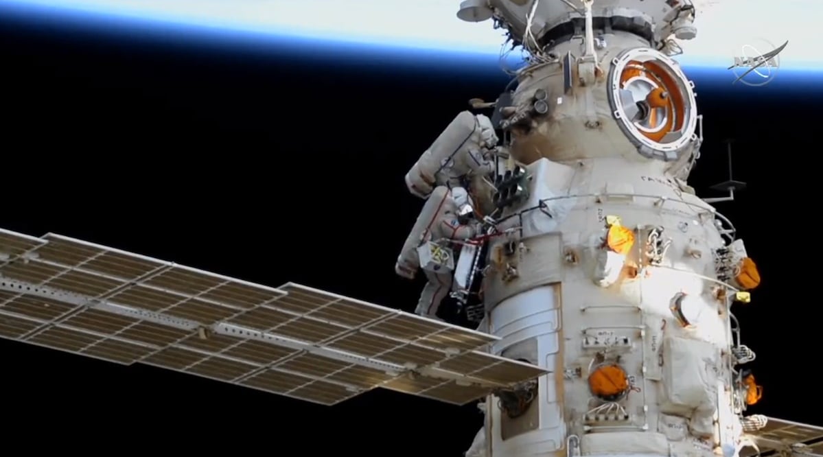 Foto: Estación Espacial Internacional, vía Twitter 