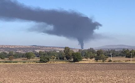 Se registra explosión en ducto de Pemex en Tarímbaro, Michoacán