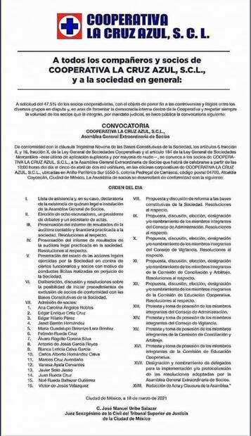 Cruz Azul, cerca de conocer el futuro de La Cooperativa