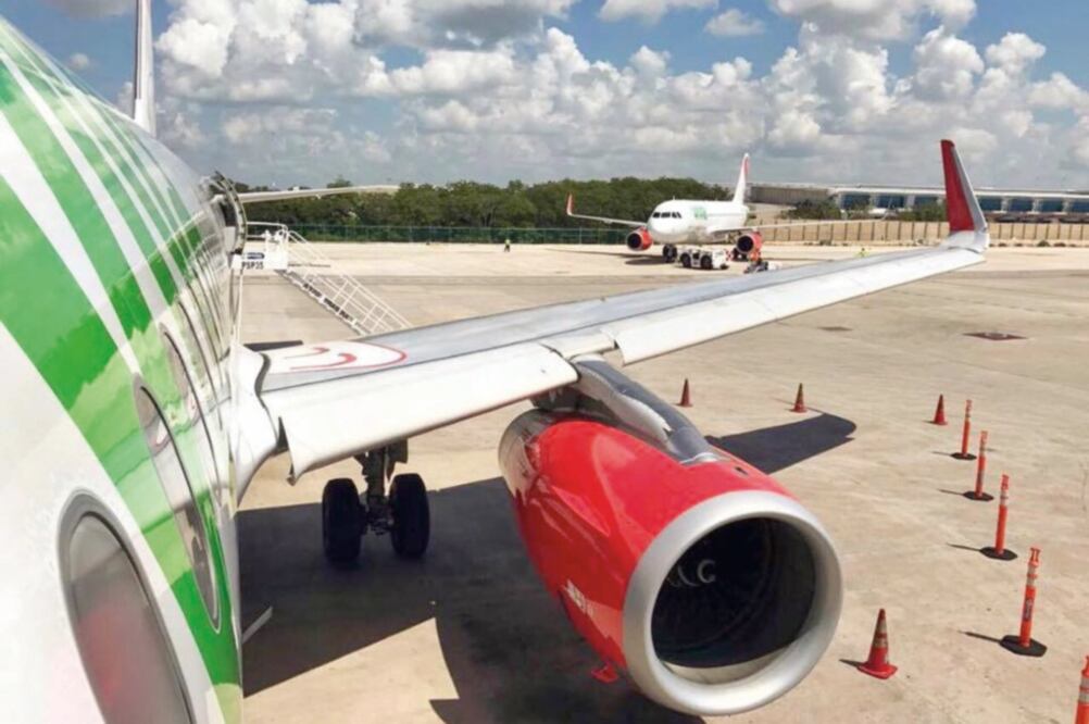 Resultados. En el tercer trimestre de 2017, Viva Aerobus registró un gasto de 83 millones de pesos en mantenimiento de su flota aérea. (ARCHIVO EL UNIVERSAL)