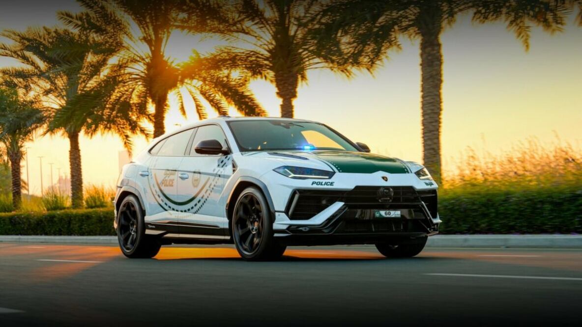 La más reciente patrulla de Dubai es un Lamborghini Urus Performante.