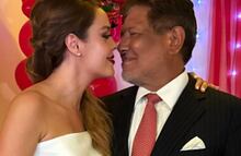 Juan Osorio y Eva Daniela se casan, luego de cuatro años de noviazgo y más de 37 años de diferencia