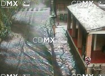 Graniza en zona poniente de CDMX