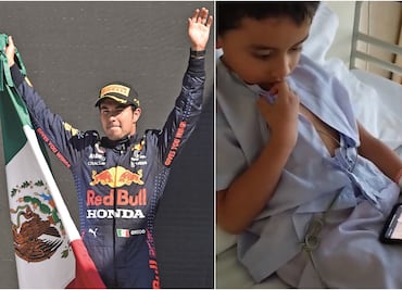 'Checo' Pérez manda mensaje a niño hospitalizado por problemas en el corazón