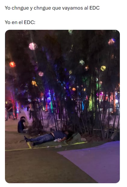 Memes de EDC México 2026. Foto: X