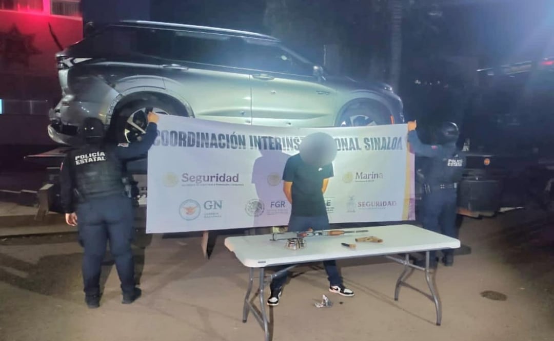 Persecución y balacera en Culiacán deja 3 detenidos. Foto: Especial