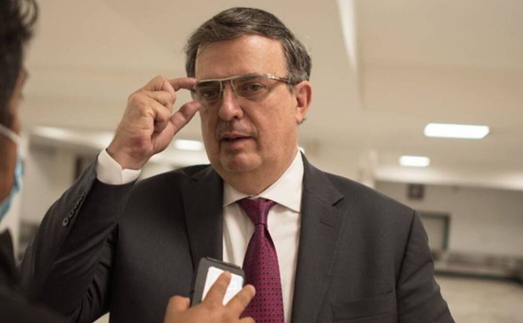 El secretario de Relaciones Exteriores, Marcelo Ebrard, dijo mantener conversaciones Qatar Airways y Arabia Saudita para que operen vuelos en el AIFA. Foto: Cuartoscuro