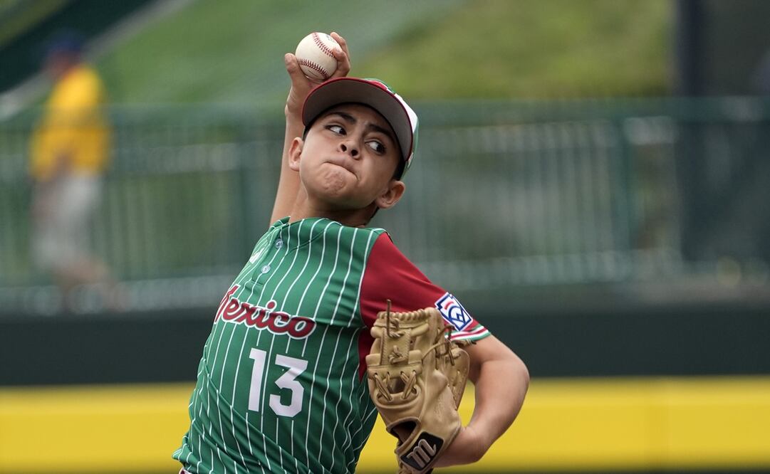 México consigue épica remontada ante Cuba en la Serie Mundial de Pequeñas Ligas FOTO: AP