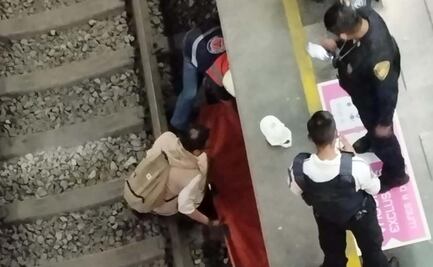 Una mujer cayó a las vías del Metro en la Línea 12