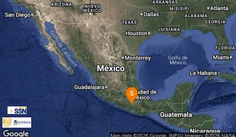 Se registra un sismo magnitud 4.6 en Guerrero; epicentro al norte de Tlapa