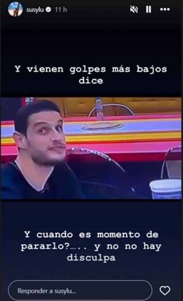 Susy Lu pidió a la producción poner, de una vez por todas, un alto al youtuber. Foto: Instagram.