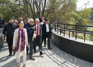 AMLO inaugura puente que conecta a Los Pinos con la Segunda Sección del Bosque de Chapultepec