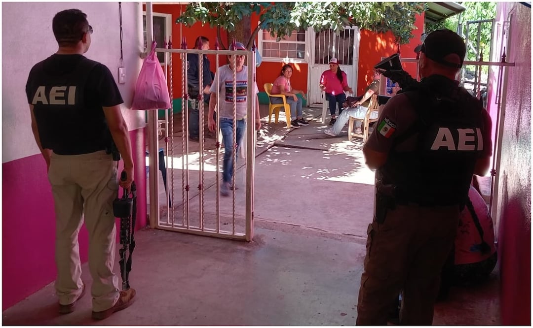 En operativo de seguridad se sigue brindando atención a las más de 300 víctimas de la violencia en Guadalupe y Calvo, Chihuahua. Foto: Especial