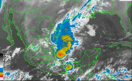 Lluvias muy fuertes en Tamaulipas y San Luis Potosí