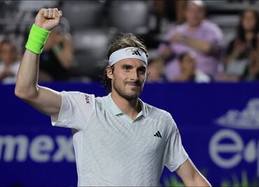 Stefanos Tsitsipas dona los primeros 5 mil dólares para Acapulco, por su victoria en el Abierto Mexicano de Tenis