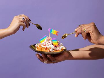 Comida y bebida inclusiva para celebrar el mes del Pride