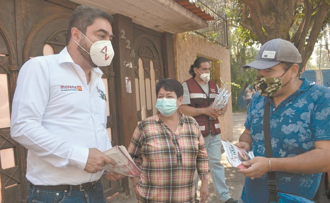 Vidal Llerenas recorrió la colonia Reynosa Tamaulipas. Foto: ESPECIAL