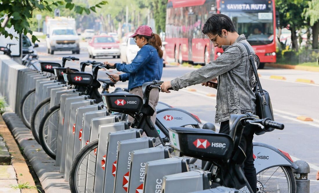 En Buenavista a veces es difícil hallar bicicletas por la alta demanda o la existencia de fallas, sobre todo en los asientos, indicaron usuarios. Foto: Darío Luna / EL UNIVERSAL