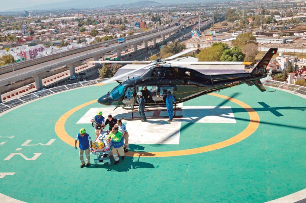 La ambulancia aérea ha permitido el traslado de órganos, de pacientes de un hospital a otro y la atención inmediata de accidentes, entre otros servicios.