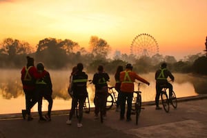 Cuándo es el tour en bici al amanecer en el Bosque de Chapultepec
