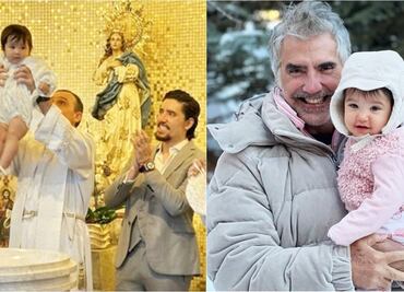 Así fue el discreto bautizo de Mía, la nieta de Alejandro Fernández