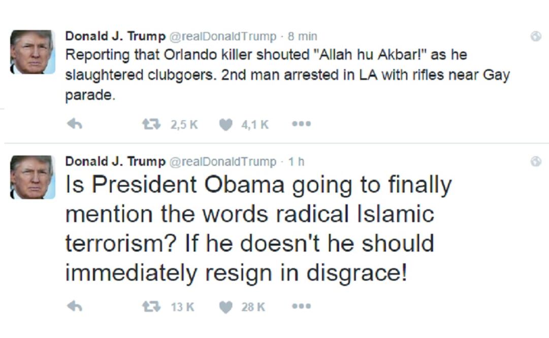 (Photo: Taken from Twitter @realDonaldTrump)