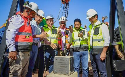 Rubén Rocha coloca la primera piedra de Ciudad Millennial en Los Mochis