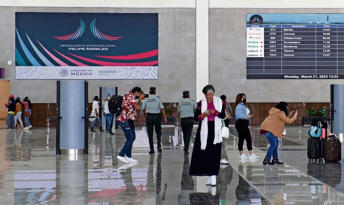 Aeropuerto Internacional Felipe Ángeles. Foto: archivo/EL UNIVERSAL