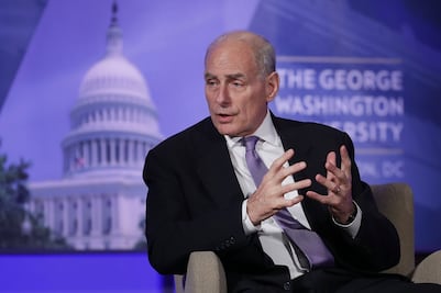 Es esencial construir el muro, dice John Kelly