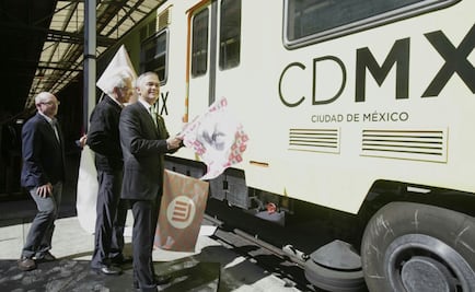 Dan banderazo a 5 trenes rehabilitados del Metro